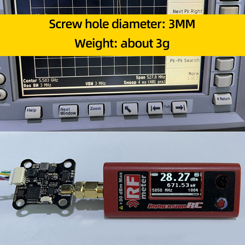 JHEMCU VTX20-600 5.8G 40CH FPV - đánh giá và giá Drone Racing Transmitter